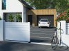 Klos Up portail aluminium battant CARO Blanc 9016