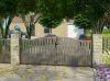Klos Up Portail aluminium battant MOELLAN - Gris Quartz 7039