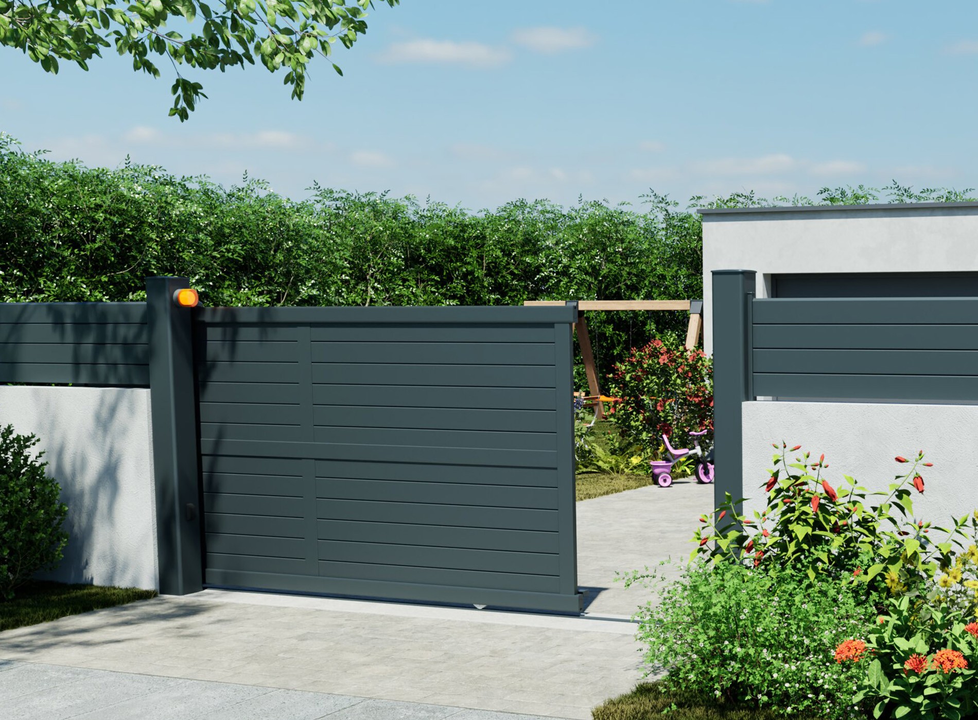 Portail coulissant JYN 7016