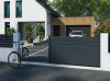 Klos Up portail aluminium coulissant CARO - Gris Zinc 7016