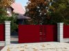 Klos Up Portail coulissant aluminium GARLAN Rouge 3004