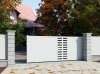 Klos Up Portail coulissant aluminium GARLAN Blanc 9016