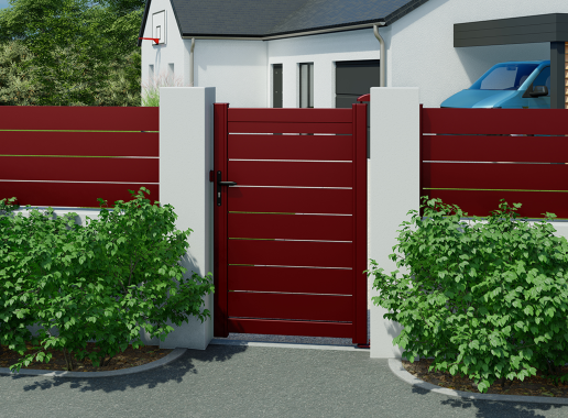 Klos Up portillon BONO 1040 x 1515 Rouge 3004
