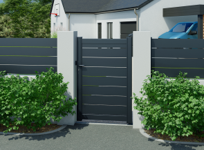 Klos Up portillon BONO 1040 x 1515 Gris Zinc 7016