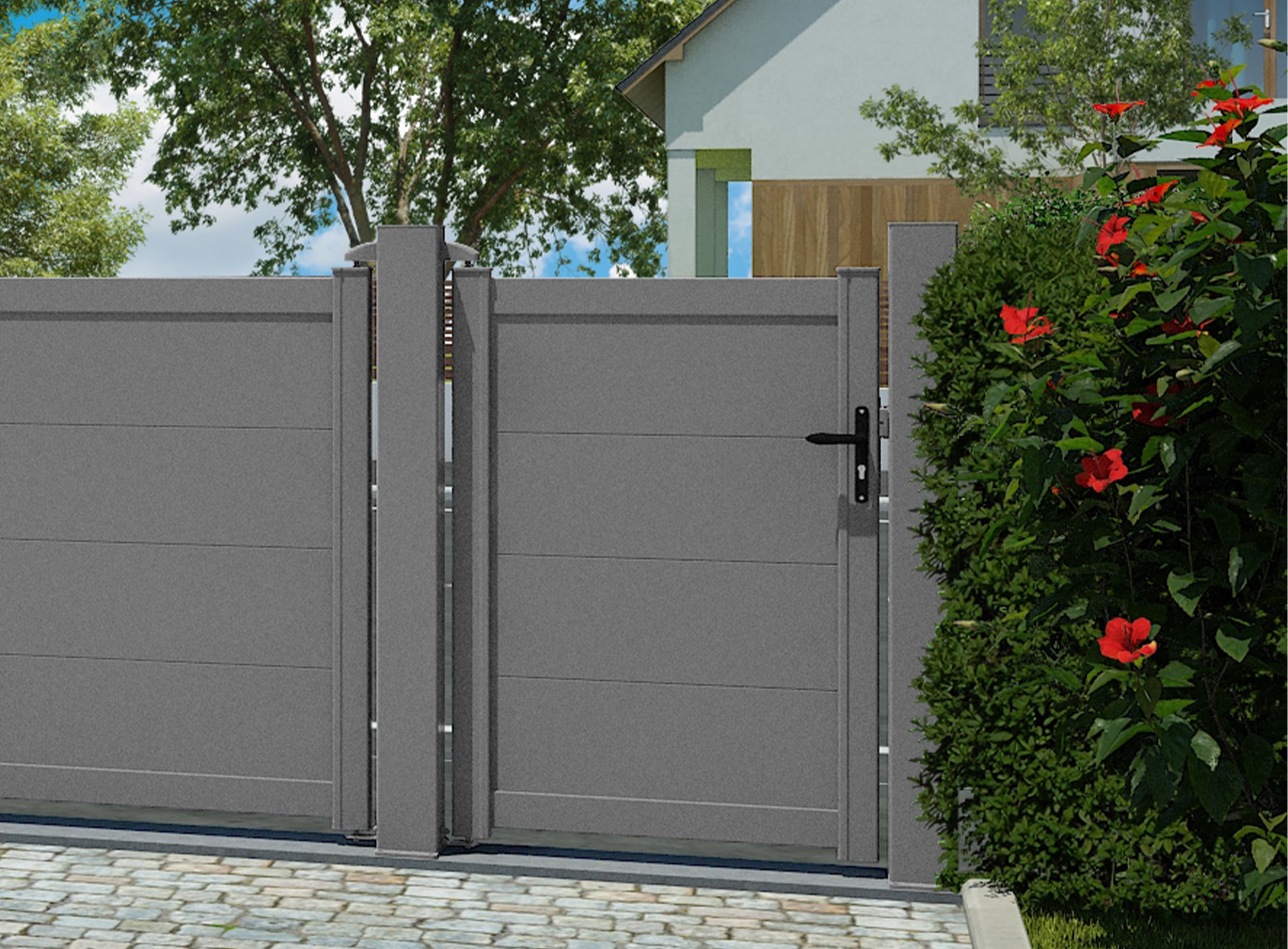 Portillon Hezo Gris Sable