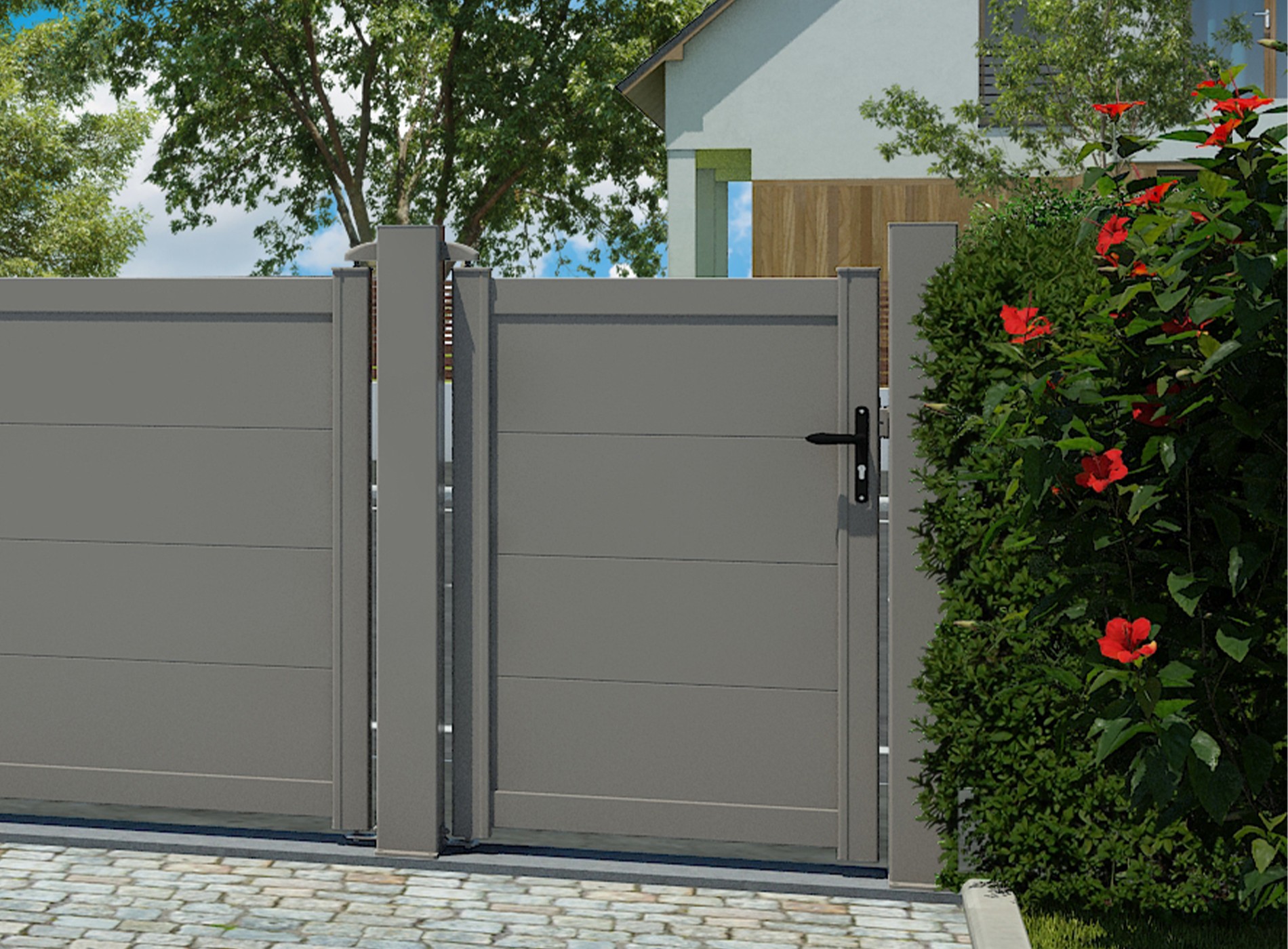 Portillon Hezo Gris Quartz