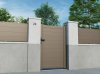 Portillon en aluminium LAO 1040 x 1258 mm - Gris quartz 7039C
