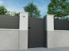 Portillon en aluminium LAO 1040 x 1258 mm , noir 9005C