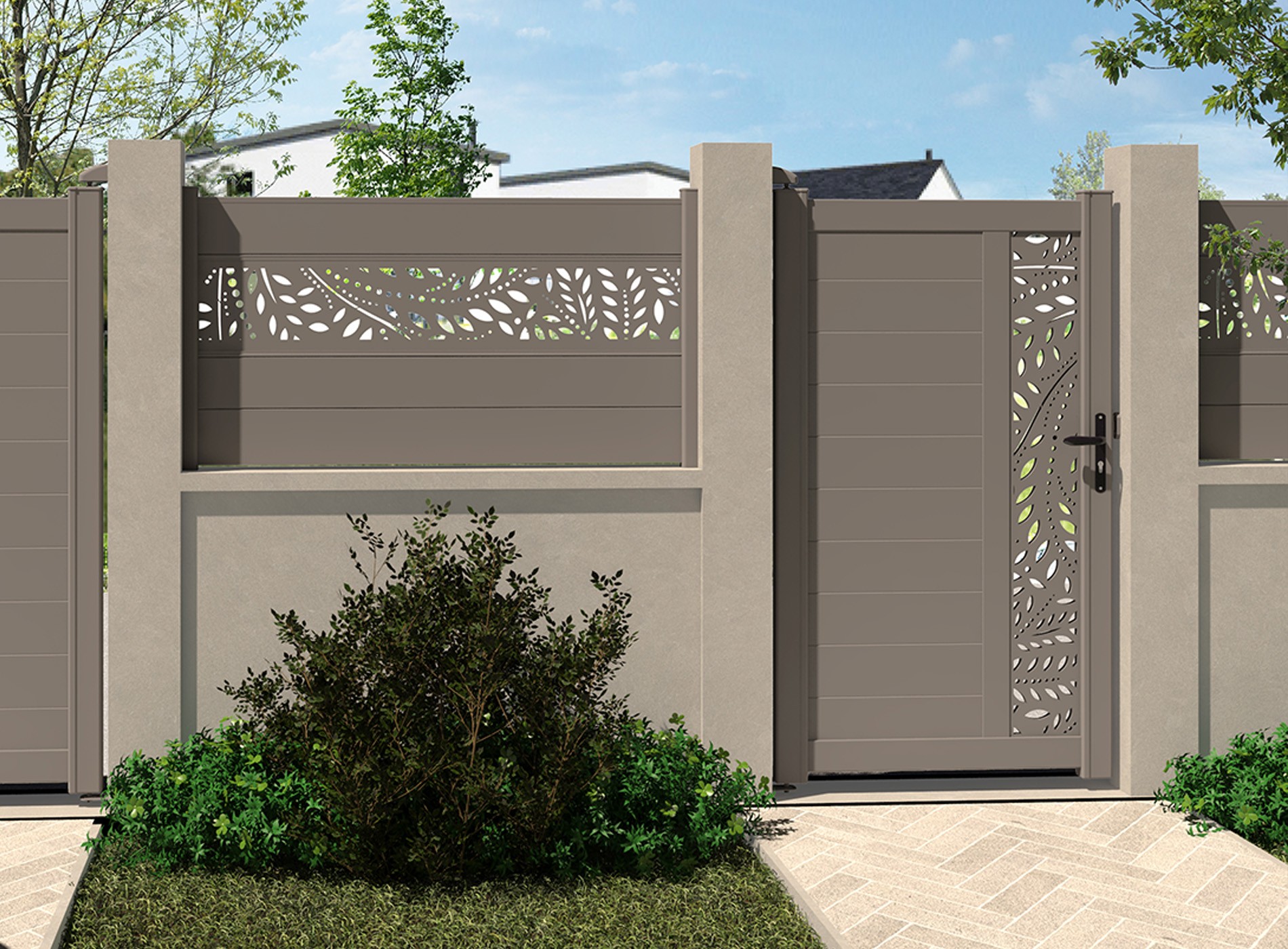 Klos Up Portillon Décor SYLVA Gris Quartz 7039