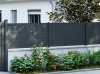 Lame aluminium pleine fine 90 mm Gris Zinc 7016C