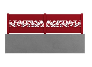 Klos Up Kit Décor aluminium position intermédiaire GRAFIK- Rouge 3004