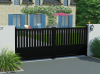 Portail battant PENMARCH, Noir 9005