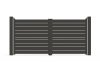 Portail battant BONO 3560 x 1685 - Noir 9005