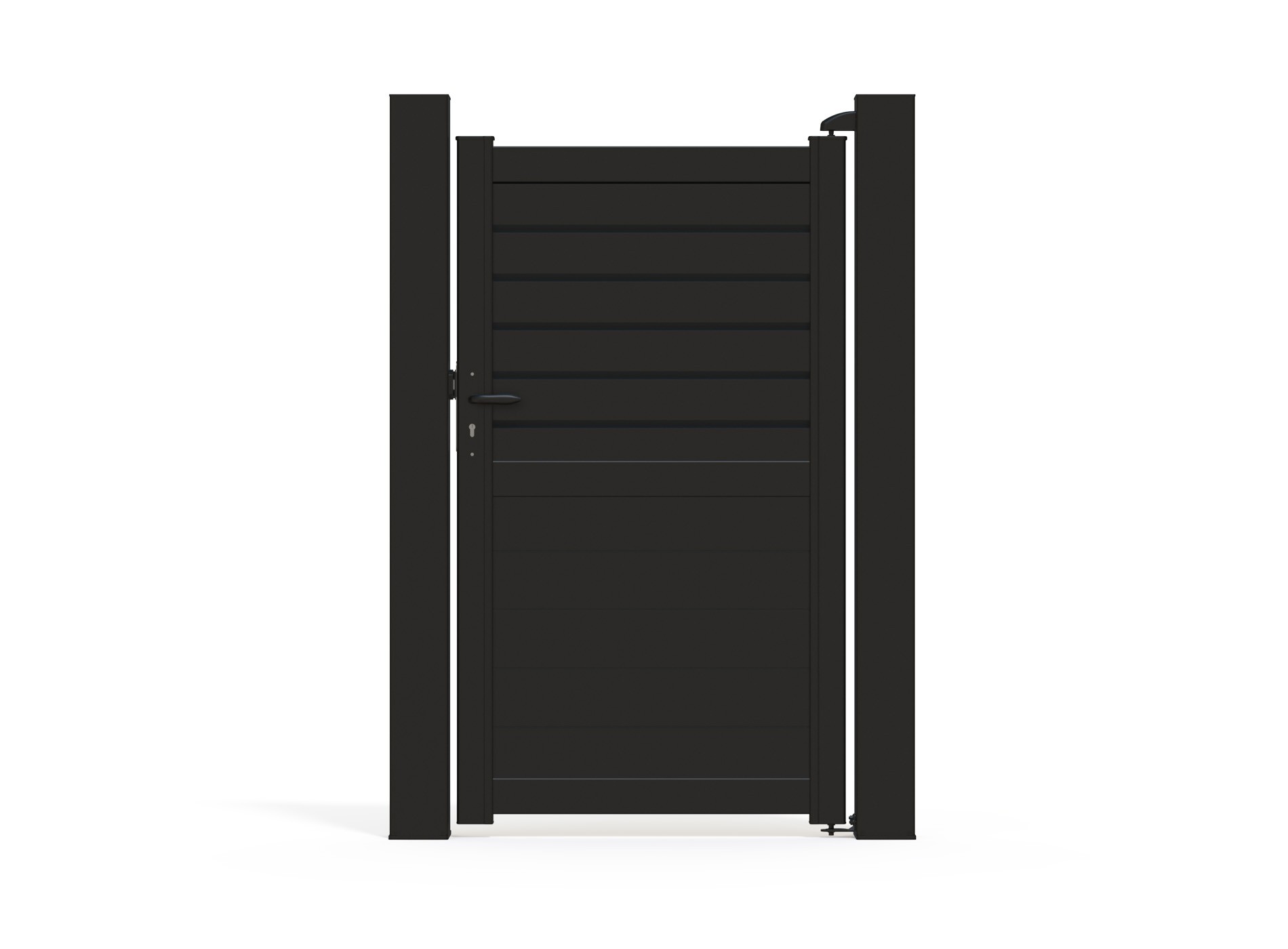 Klos Up Portillon aluminium CARNAC 1040 x 1758 mm Noir 9005