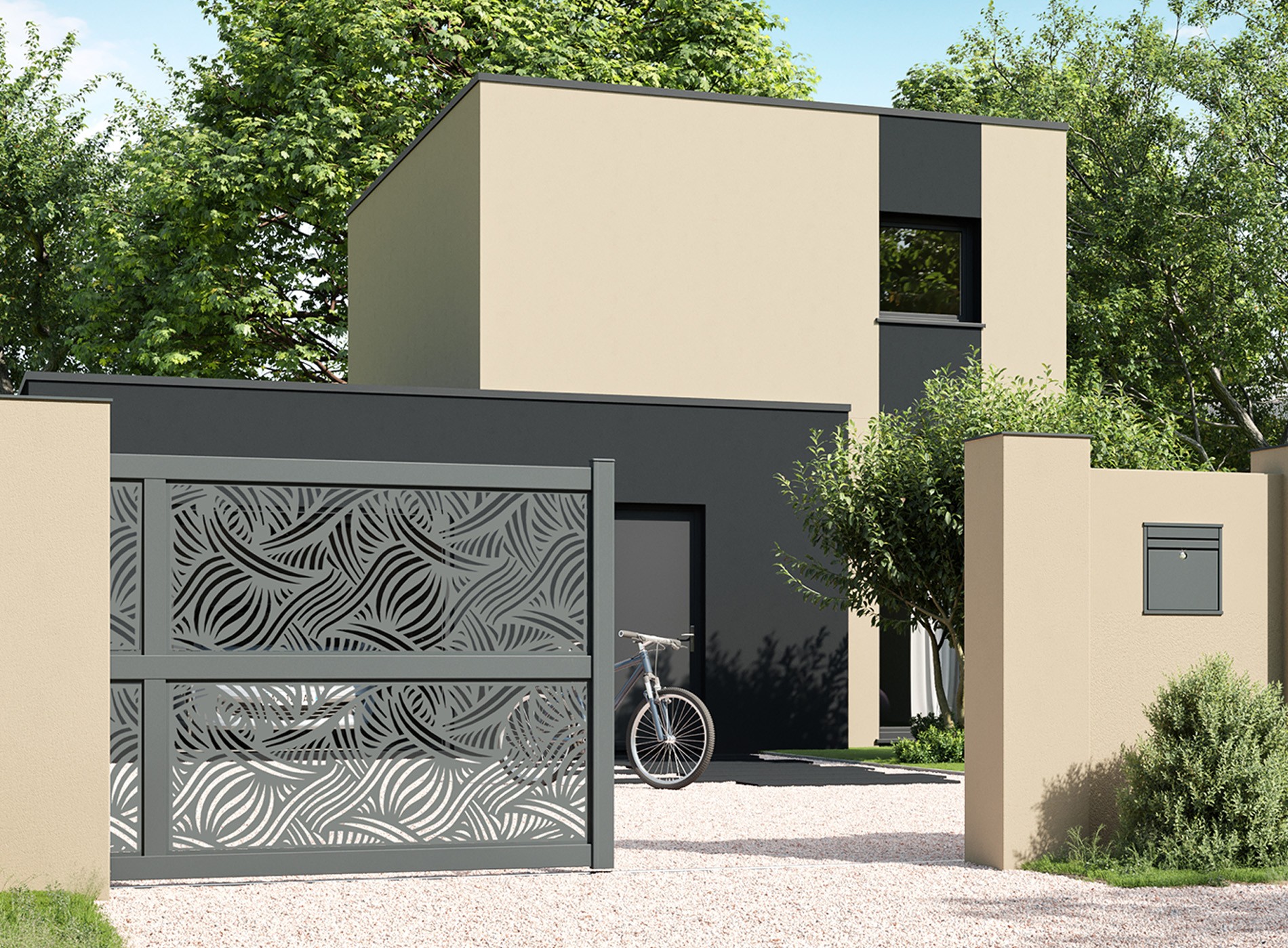 Klos Up portail coulissant PALM %