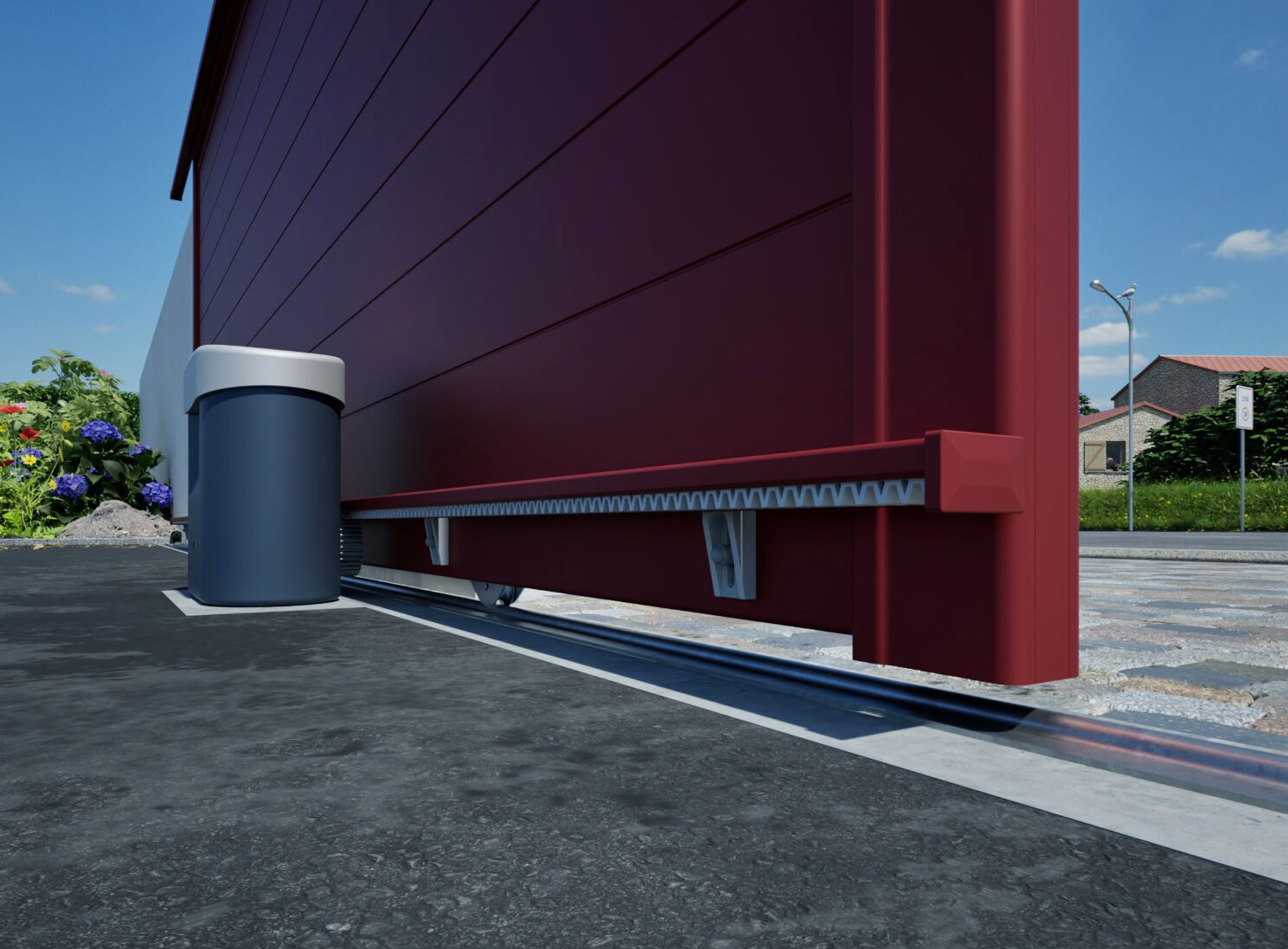 Zoom crémaillère laquée