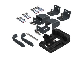 Pack quincaillerie portail battant Gris zinc 7016