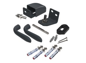 Pack quincaillerie portillon - Gris zinc 7016