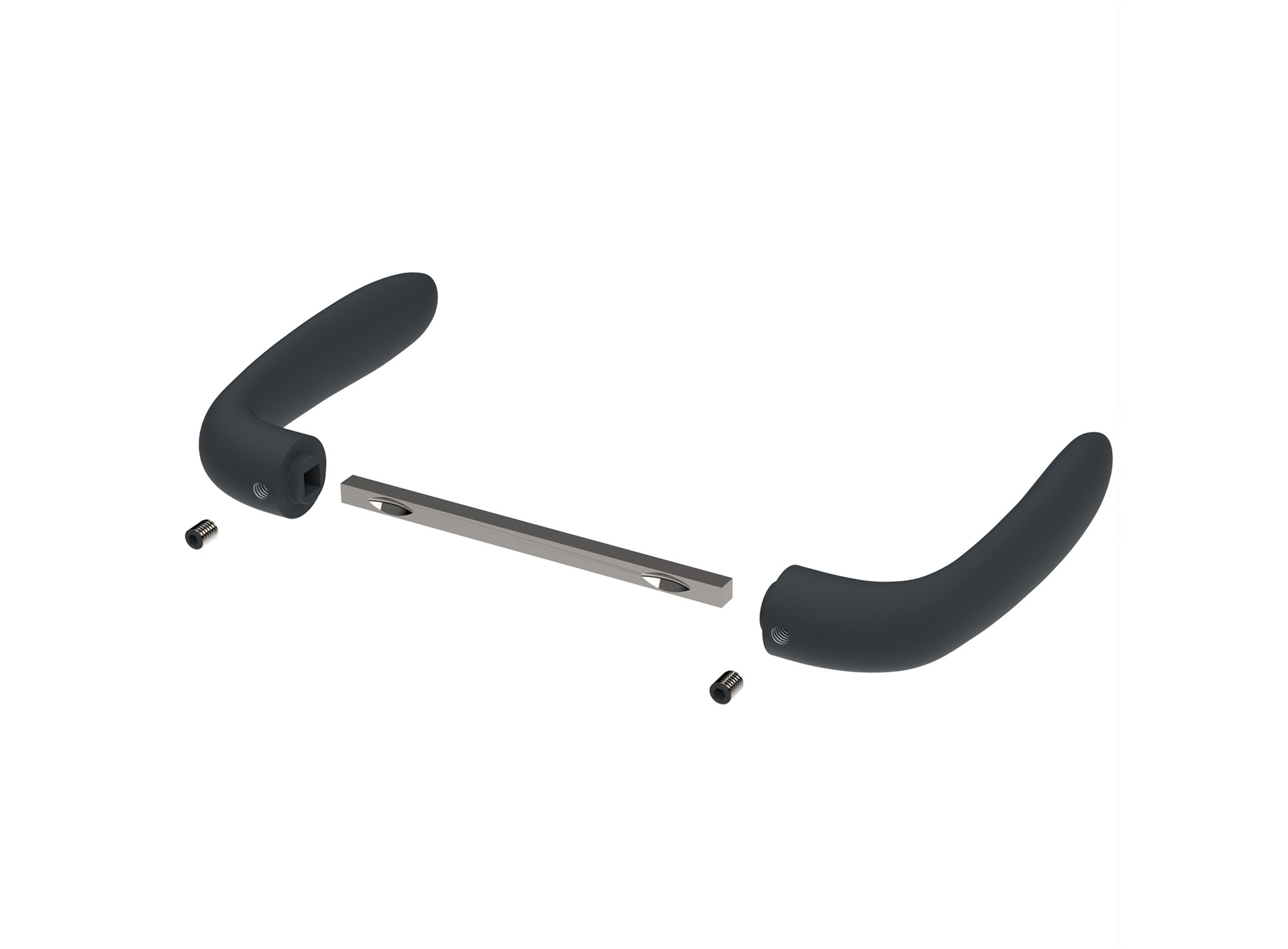 kit bequille laquée Gris zinc 7016