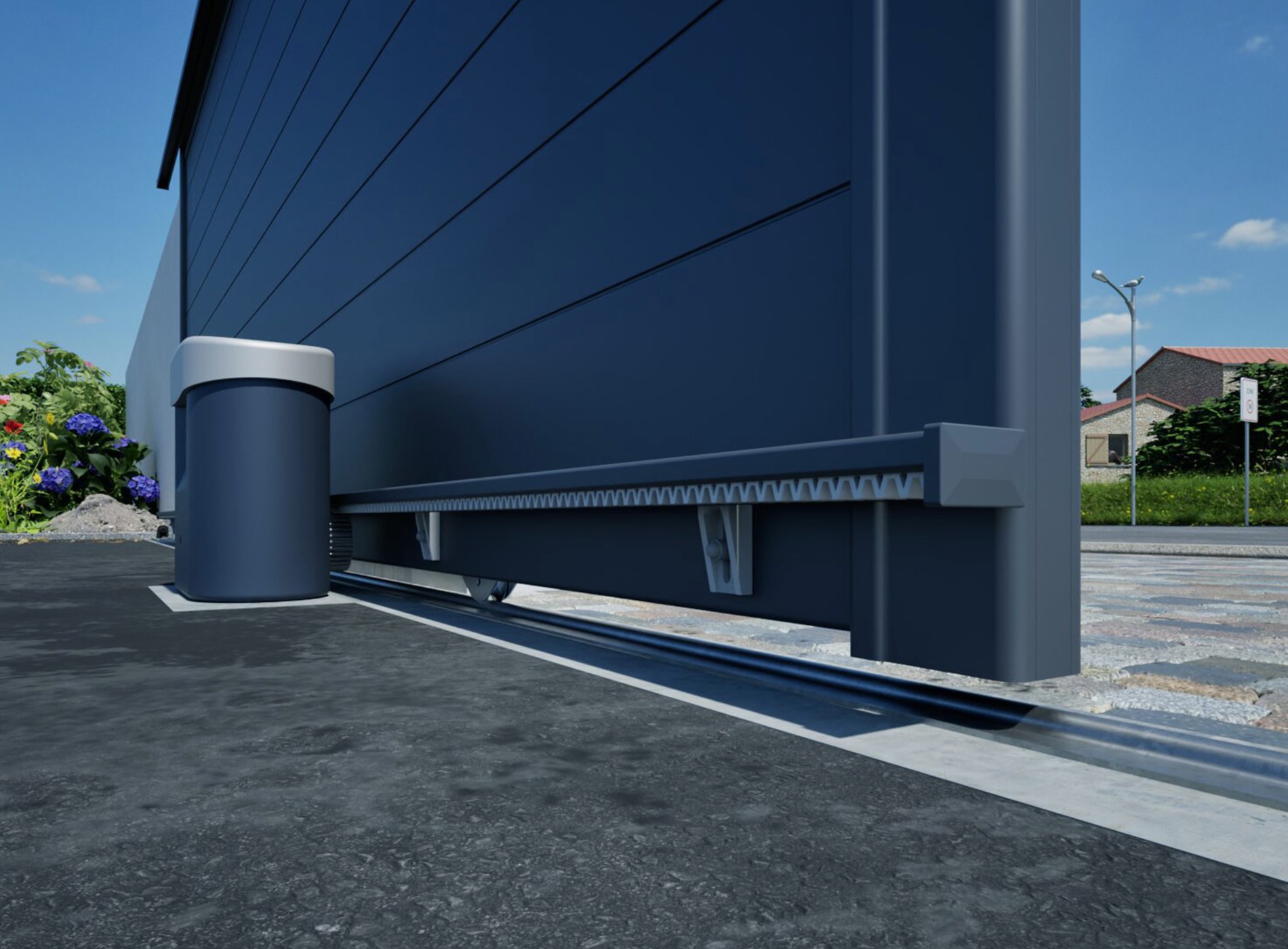 Zoom crémaillère laquée