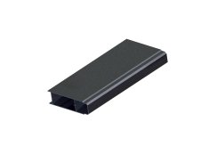 Lame aluminium pleine fine 90 mm Noir Sablé 2100S