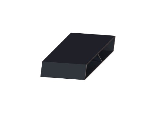 Lame aluminium persienne 130 mm Gris zinc 7016