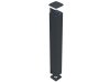 Poteau aluminium sur platine fix it Gris zinc 7016