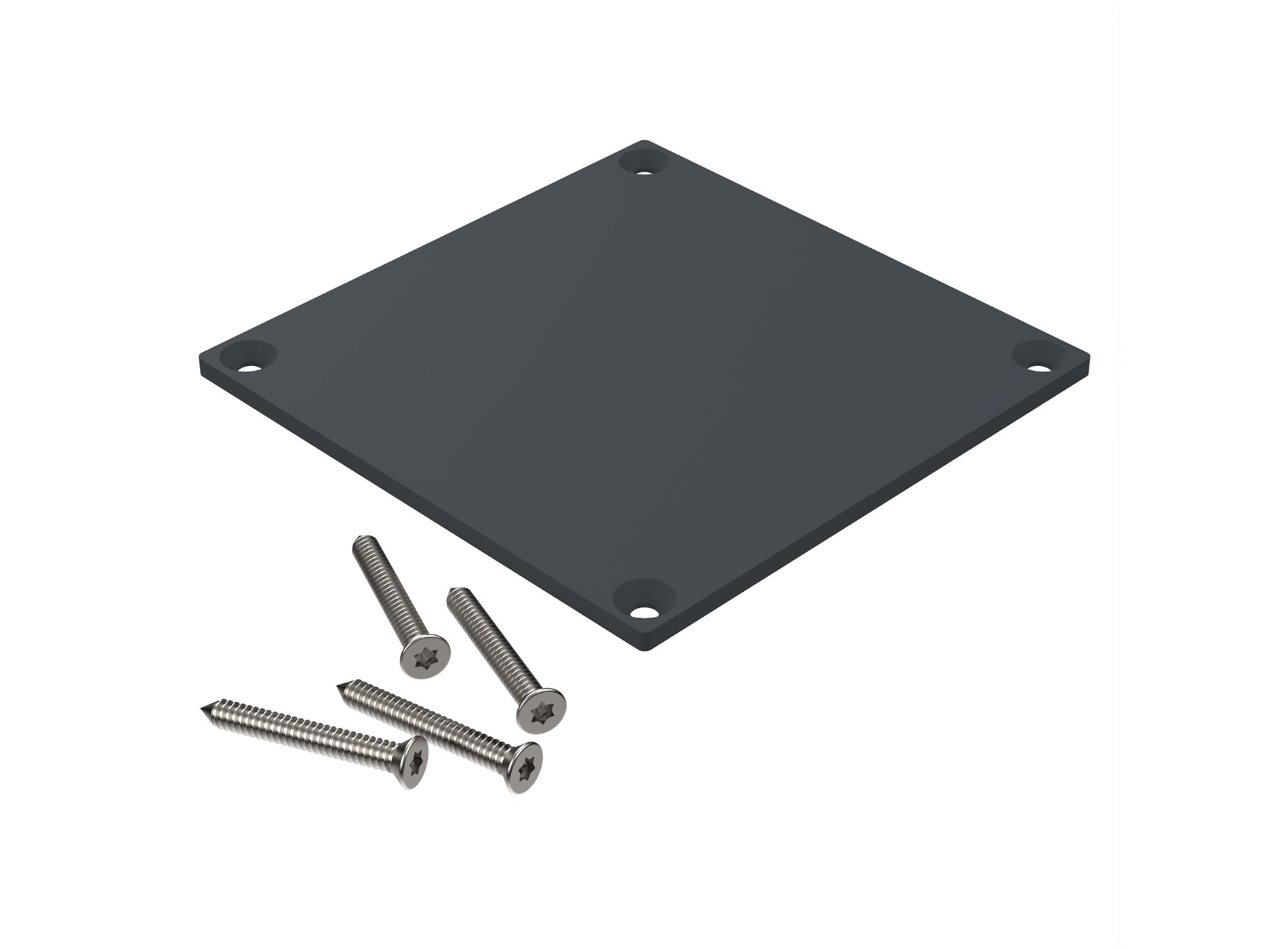 Embout pour poteau smart it - Gris Zinc 7016