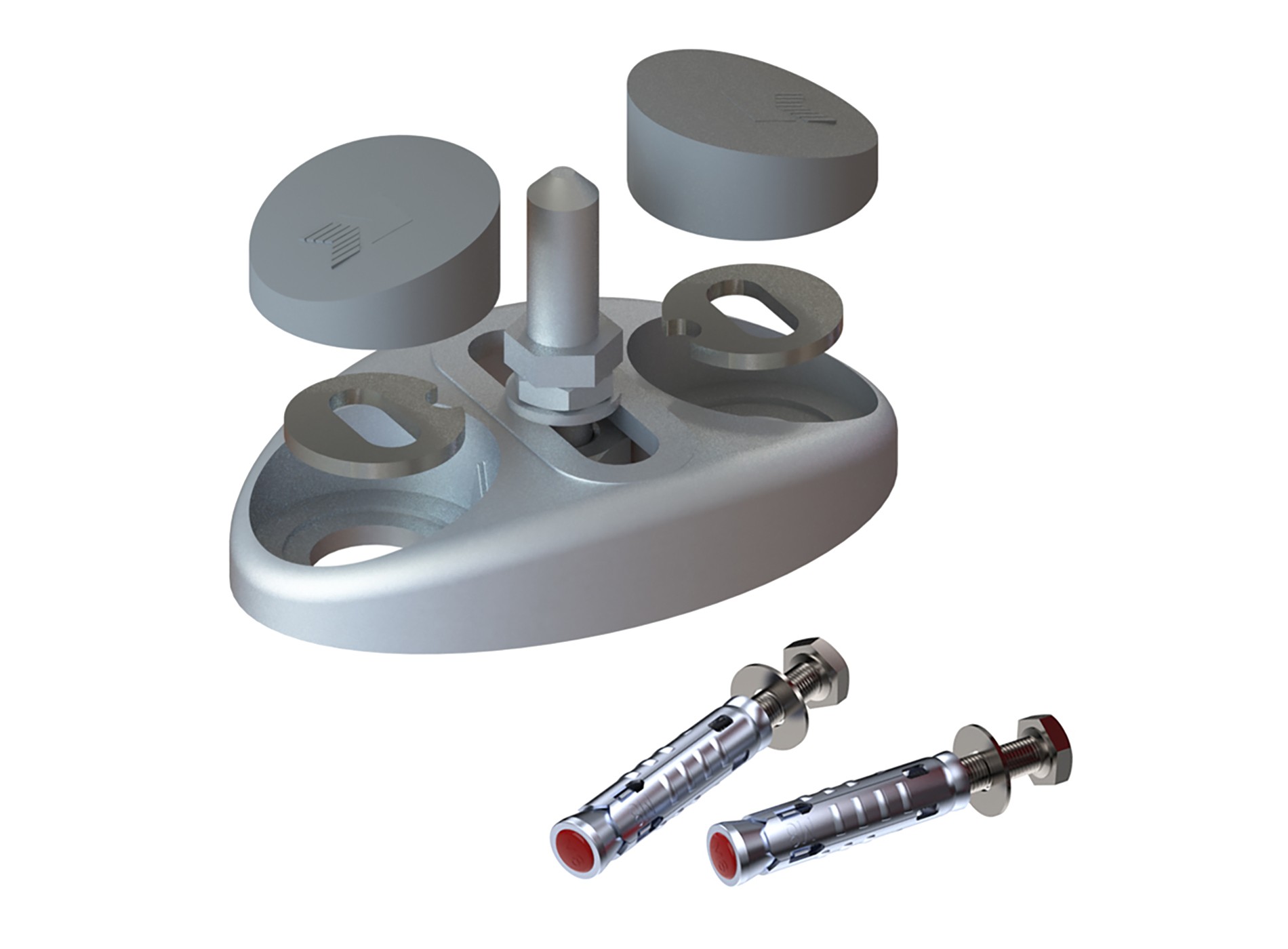 Pivot E bas réglable + ou - 15 mm