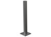 Embase renforcée acier poteau Klos up! - Gris zinc 7016
