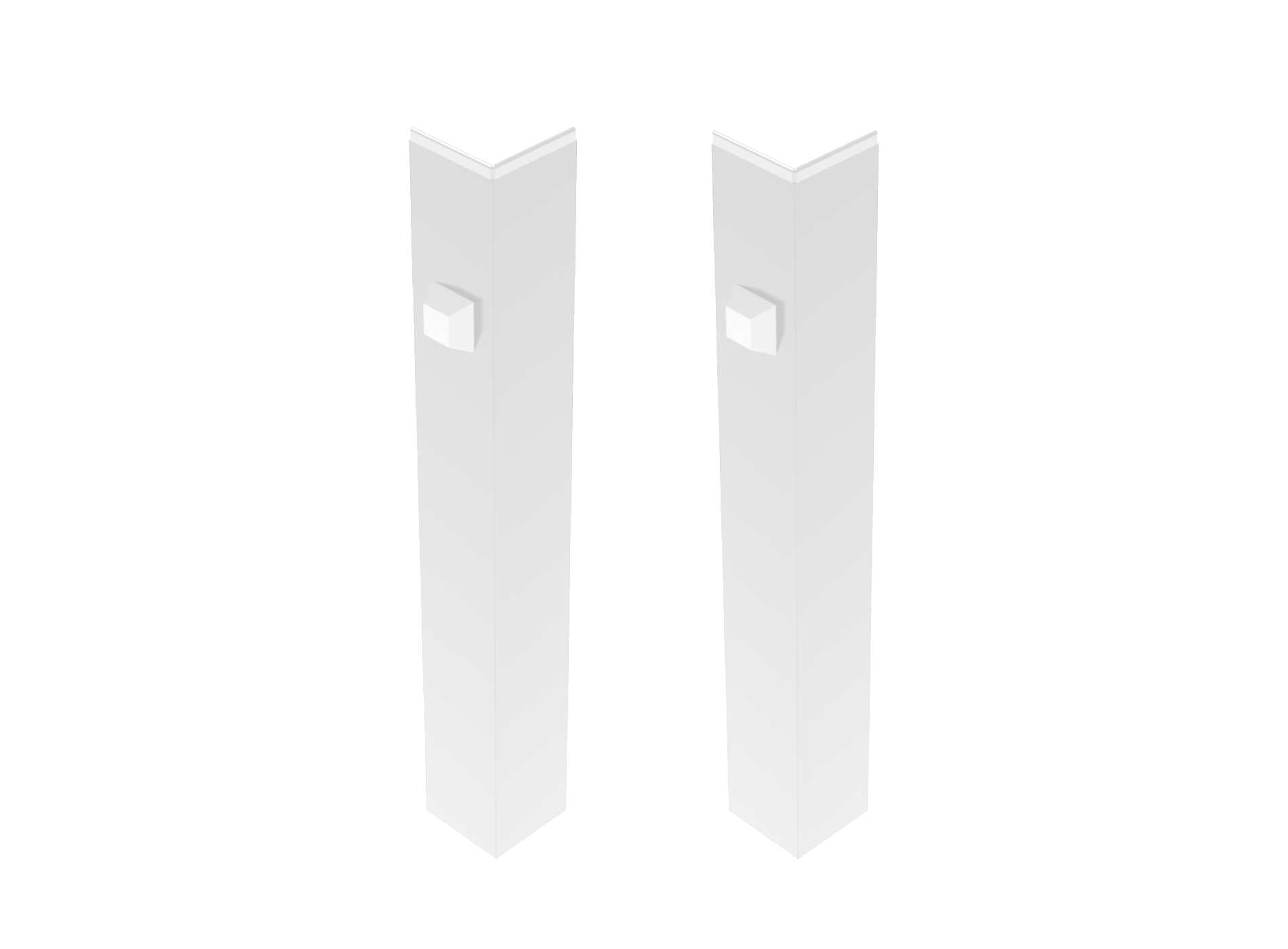 Tubes d'arrêt blanc 9016