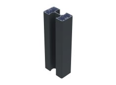 Poteau kit clôture lames 1760 mm