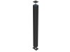 Poteau aluminium sur platine smart it noir sablé 2100