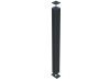Poteau aluminium sur platine smart it Gris zinc 7016