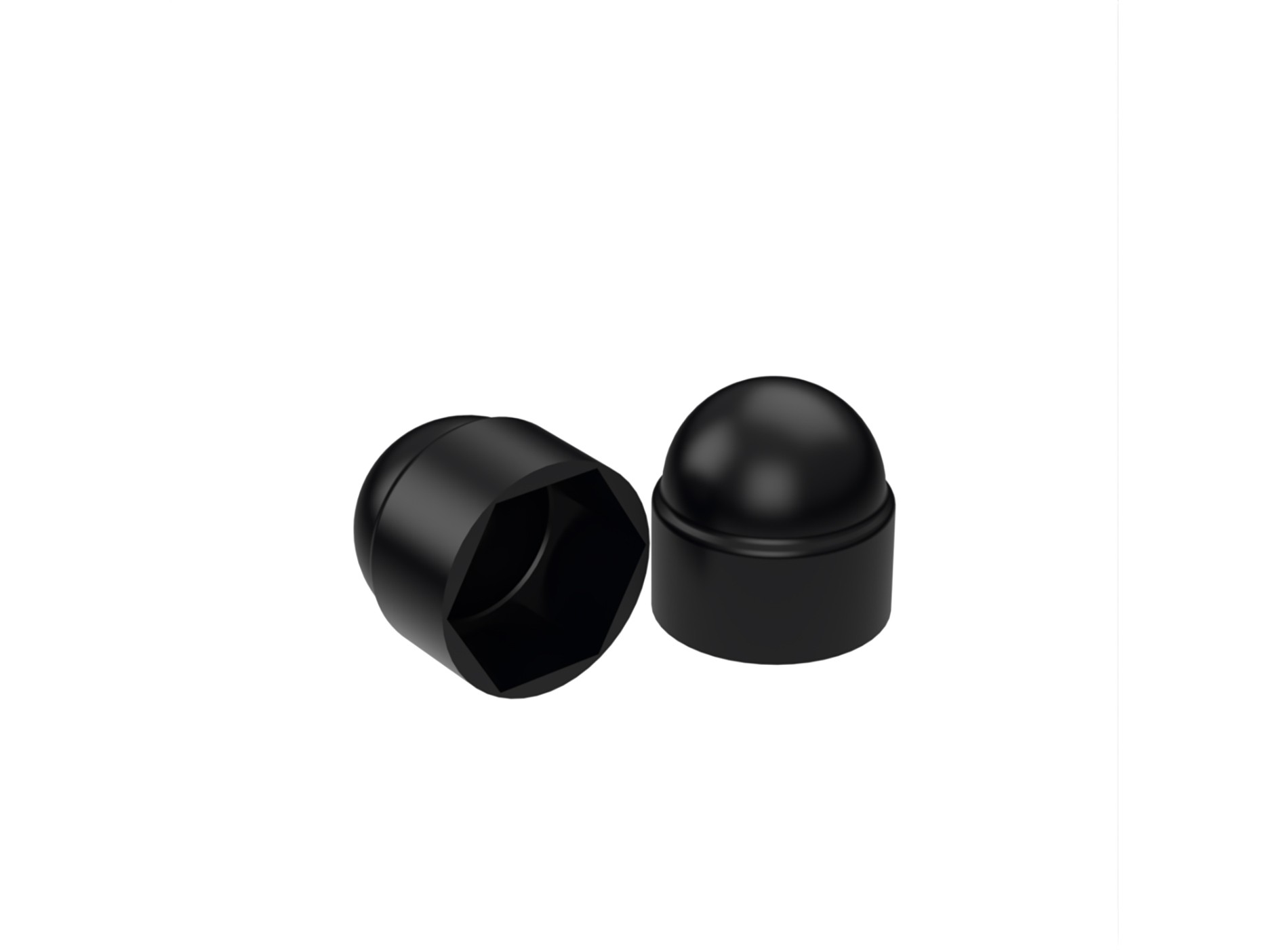 Lot de 10 cache vis pour portail et portillon - Noir Sable 2100