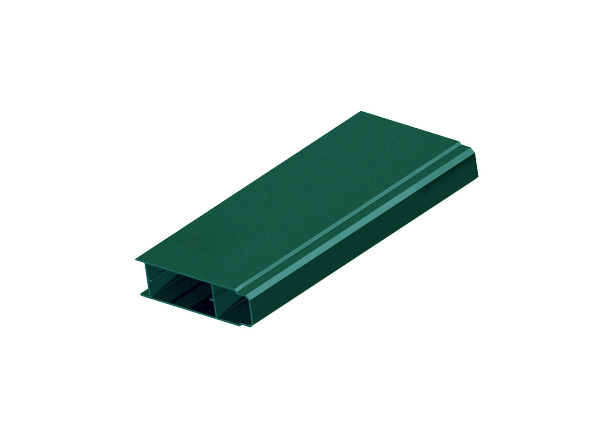 Lame aluminium pleine fine 90 x 1455 mm - Vert 6005C
