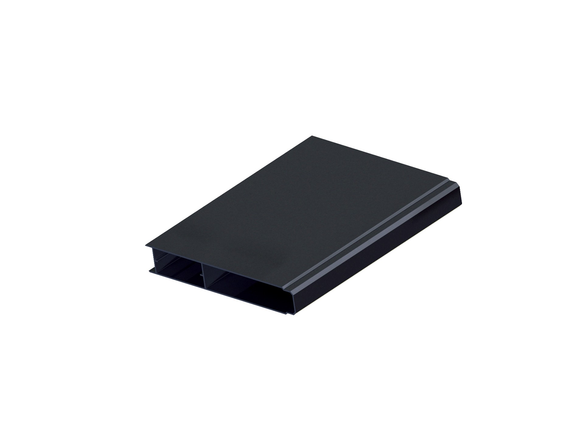 Lame aluminium plein 150 x 1995 mm - Gris Zinc 7016C