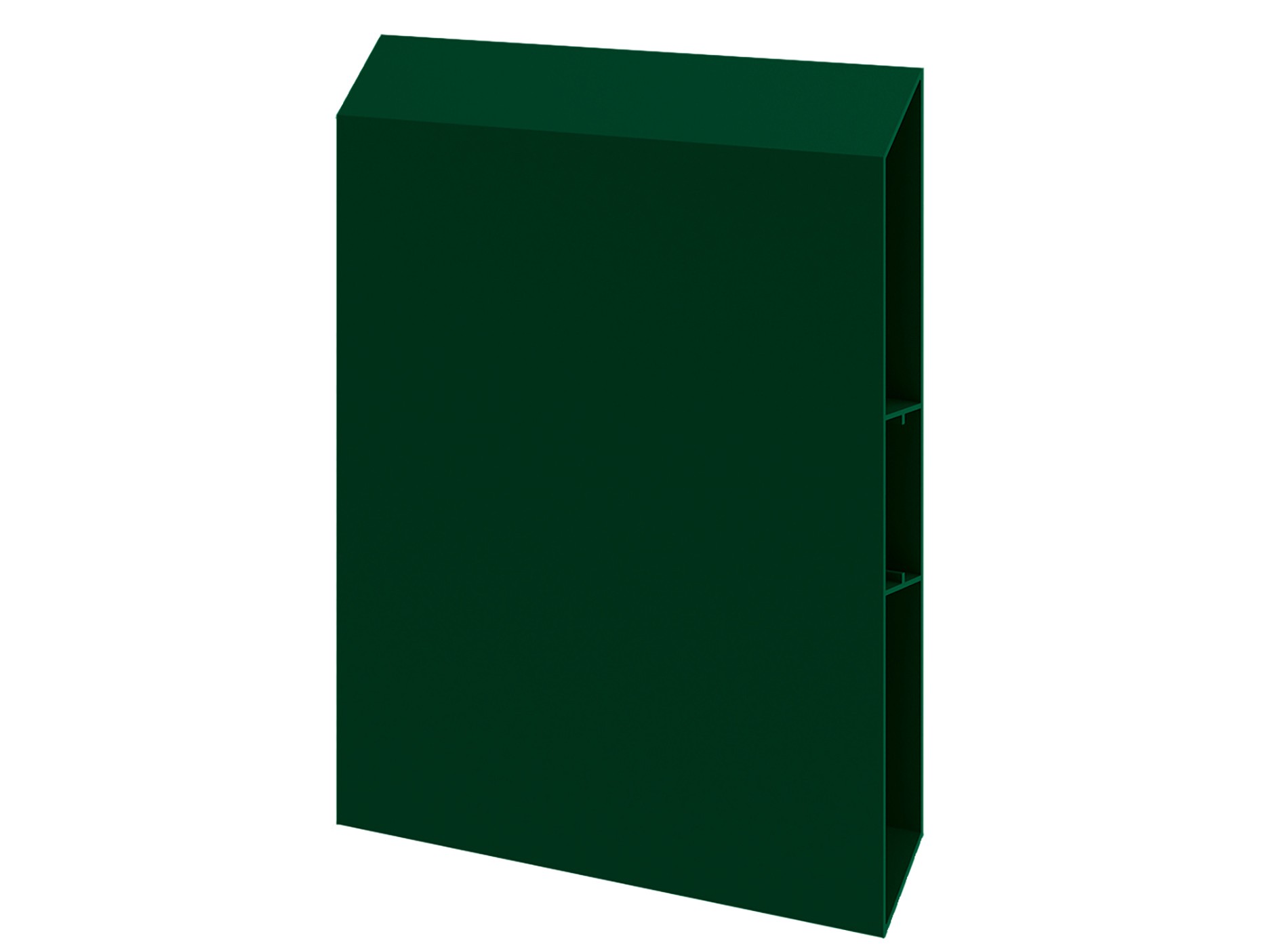 Lame aluminium persienne 255 x 1455 mm - Vert 6005