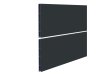 Lame aluminium pleine XL 300 x 1995 mm - 2 lames - Gris Zinc 7016