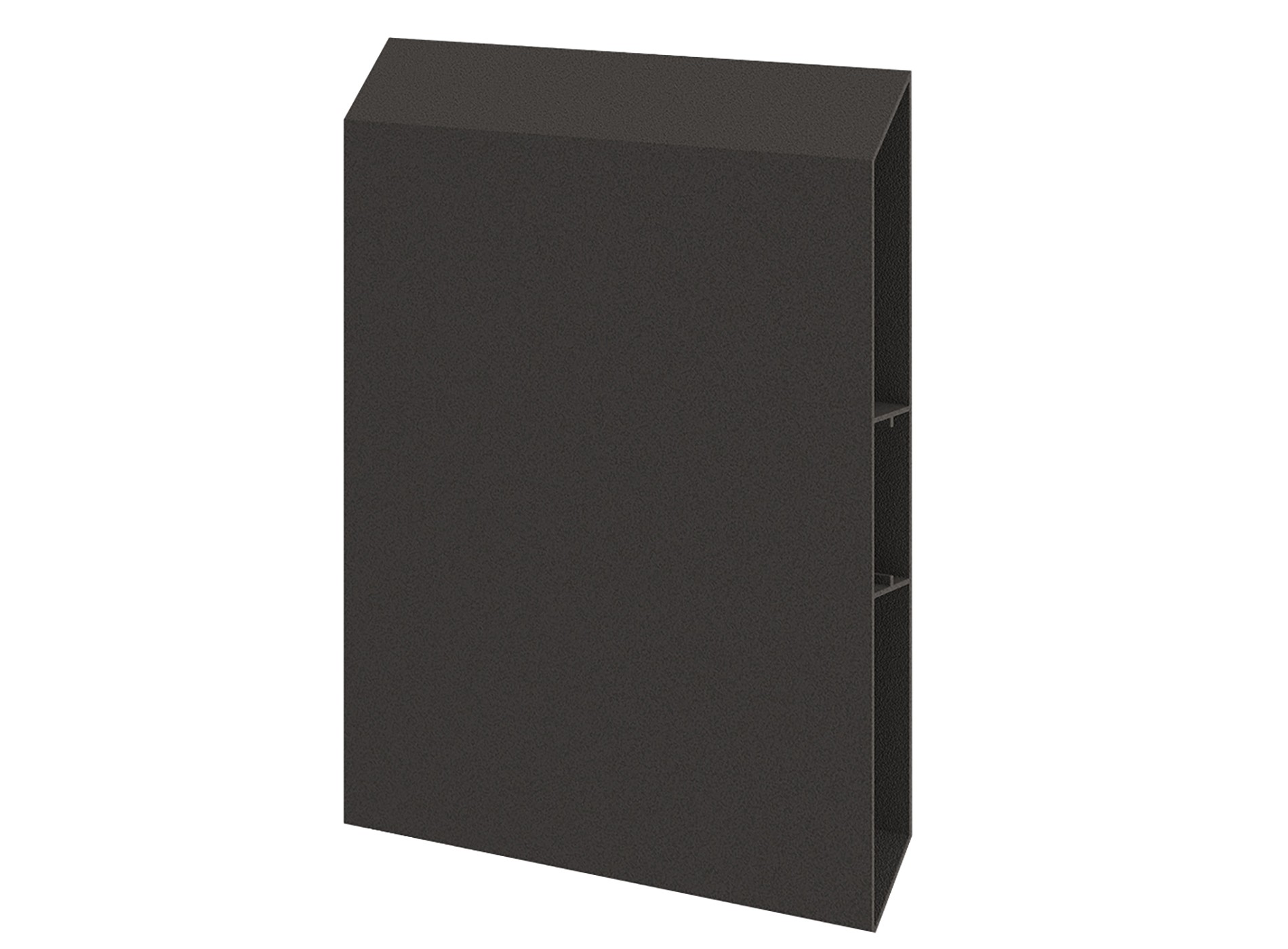 Lame persienne 255mm en aluminium - Gris sablé (RAL2900S)