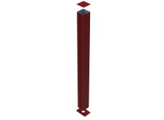 Poteau Smart-it en aluminium - Rouge (RAL3004)