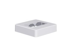 Cache-platine pour poteau 2 départs - Blanc (RAL9016)