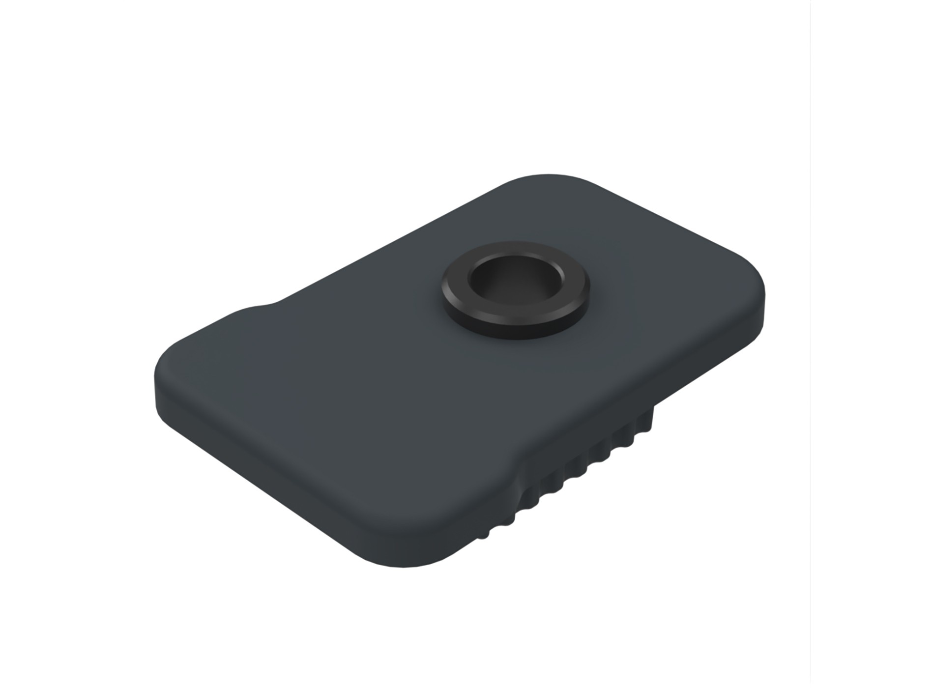 Embout haut pour montant portail battant - Gris zinc (RAL7016)