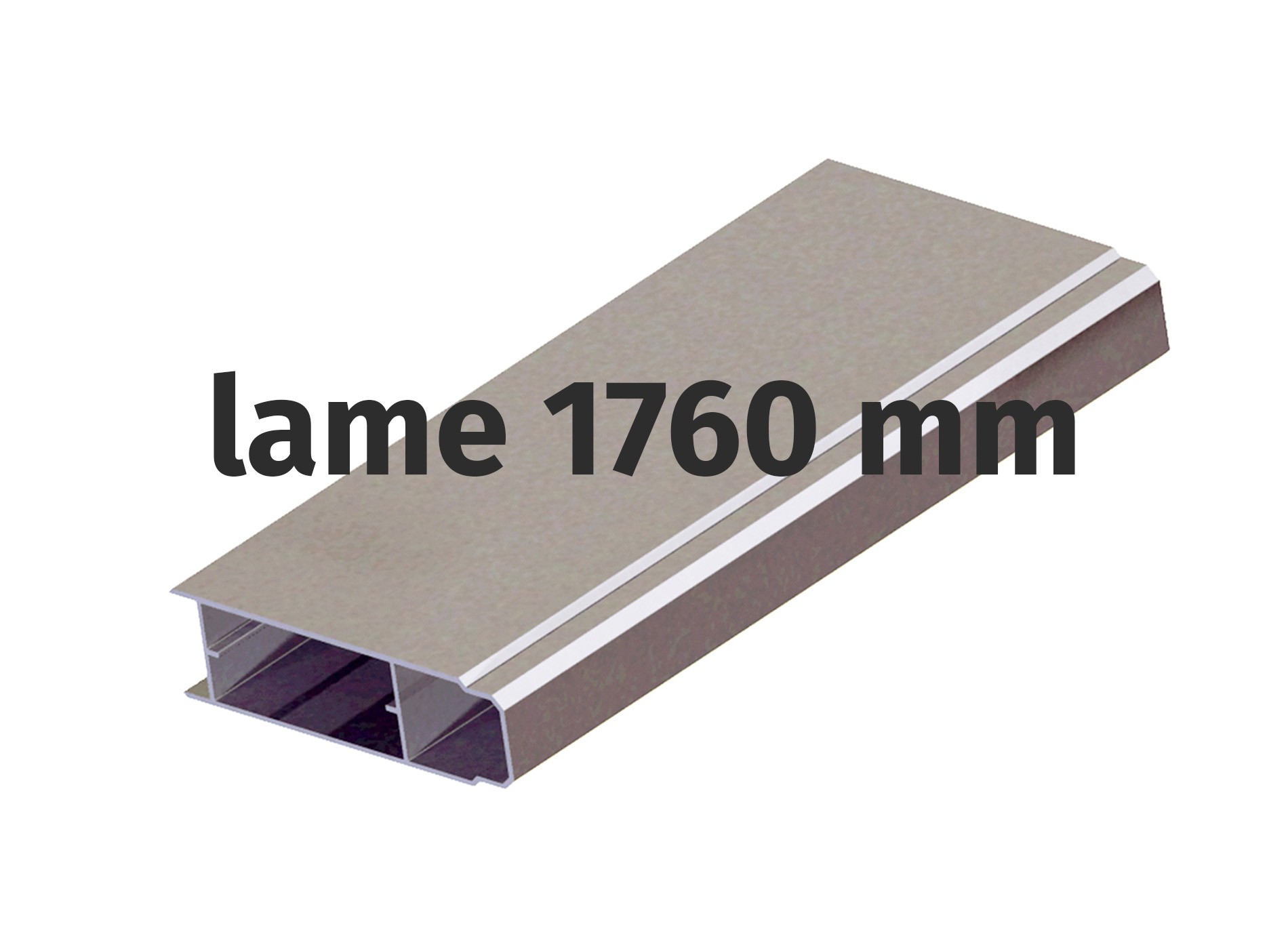 Lames aluminium 1760 mm