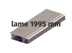 Lames aluminium 1995 mm