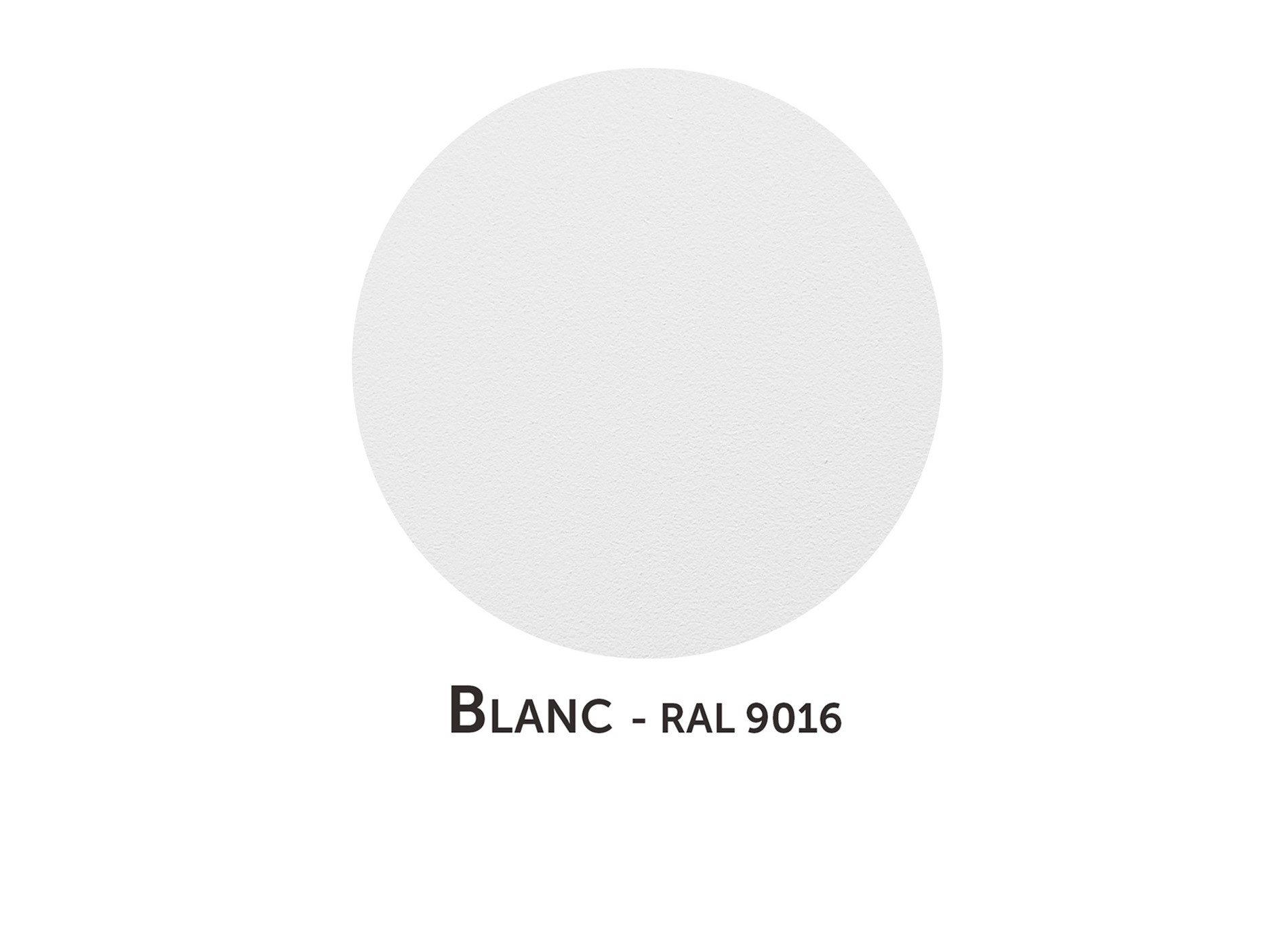 Coloris Blanc 9016C texturé