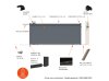 Klos Up Portail aluminium Concarneau coulissant - composition