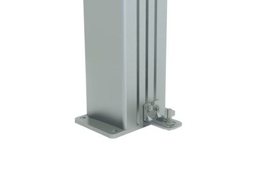 Poteau smart-it sur platine zoom gond haut